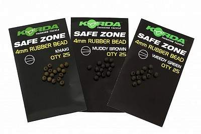   Korda Safe Zone Rubber Bead Brown 4 K4RBB