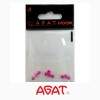   Agat Tungsten Trout Hooks Jig Head 3,8.  Fluo Pink