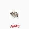   Agat Tungsten Trout Hooks Jig Head 5,5.  Silver, 