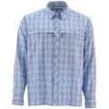  Simms Stone Cold LS Shirt, XL, Harbor Blue Plaid