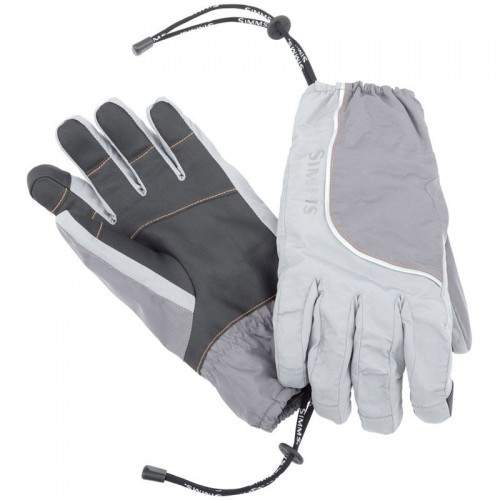  Simms Outdry Shell Glove, L, Steel