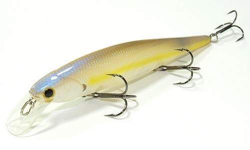  Lucky Craft Slender Pointer 127MR-250 Chartreuse Shad