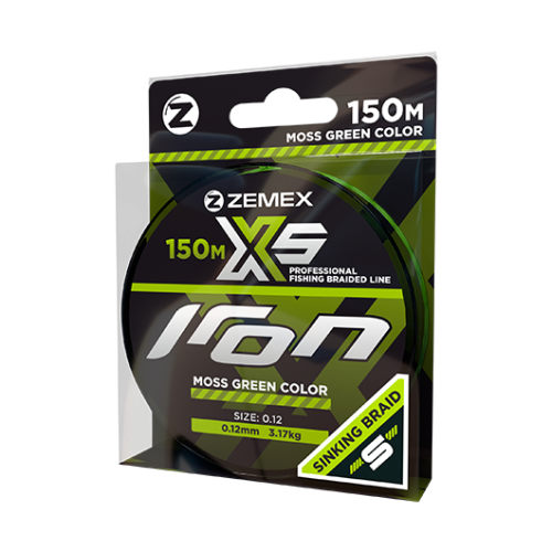   ZEMEX IRON X5 150 m, d 0.12 mm, moss green