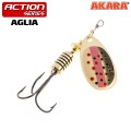 Блесна вращающаяся Akara Action Series Aglia 00 1,5 гр. 1/18 oz. A23