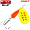 Блесна вращающаяся Akara Action Series Bullet 4 12 гр. 3/7 oz. A35