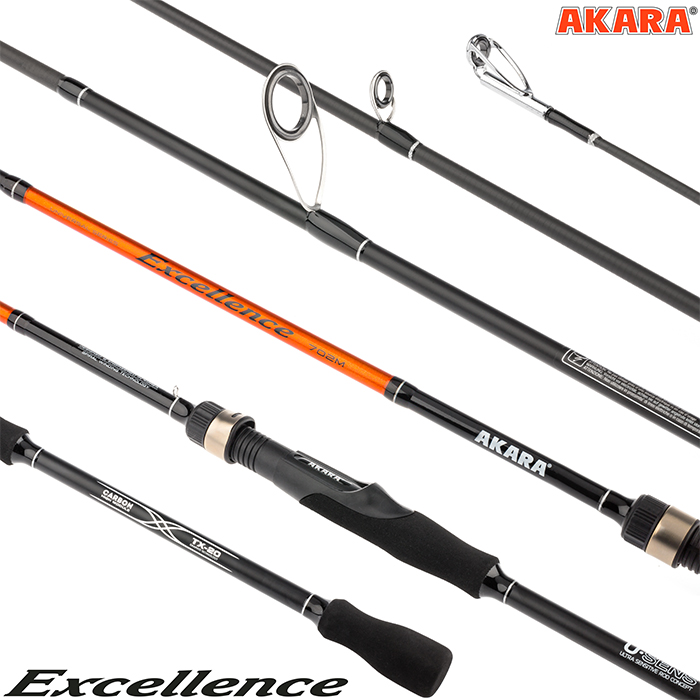 Спиннинг Akara Excellence ML 702 (3-17) 2,1 м