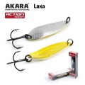 Блесна колебалка Akara Action Series Laxa 70 21 гр. 3/4 oz. Sil/Go