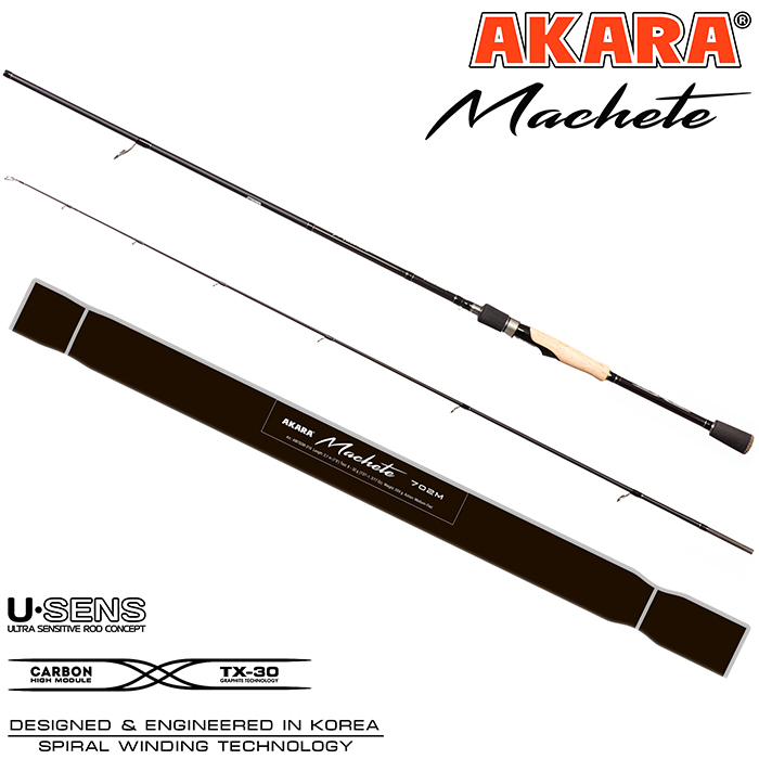Спиннинг Akara Machete H802 (21-62) 2,4 м