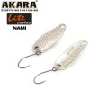 Блесна колебалка Akara Lite Series Nami 30 2,5 гр. Sil