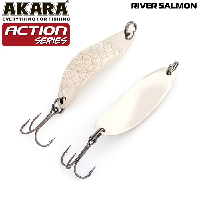   Akara Action Series River Trout 55 14 . 1/4 oz. Sil