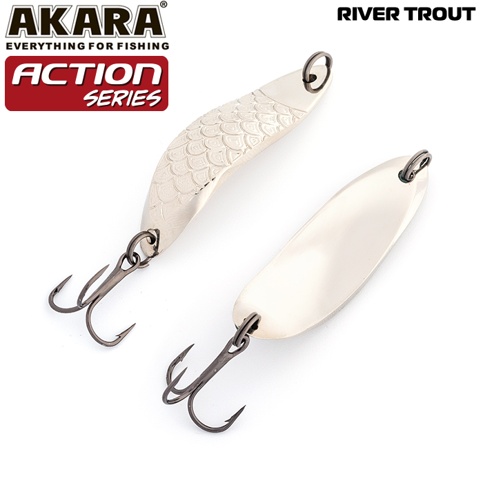   Akara Action Series River Trout 45 11 . 2/5 oz. Sil