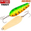 Блесна колебалка Akara Action Series Trout 75 20 гр. AB24