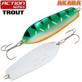 Блесна колебалка Akara Action Series Trout 75 20 гр. AB26