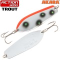 Блесна колебалка Akara Action Series Trout 75 20 гр. AB52