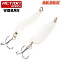 Блесна колебалка Akara Action Series Viskan 80 21 гр. 3/4 oz. Sil