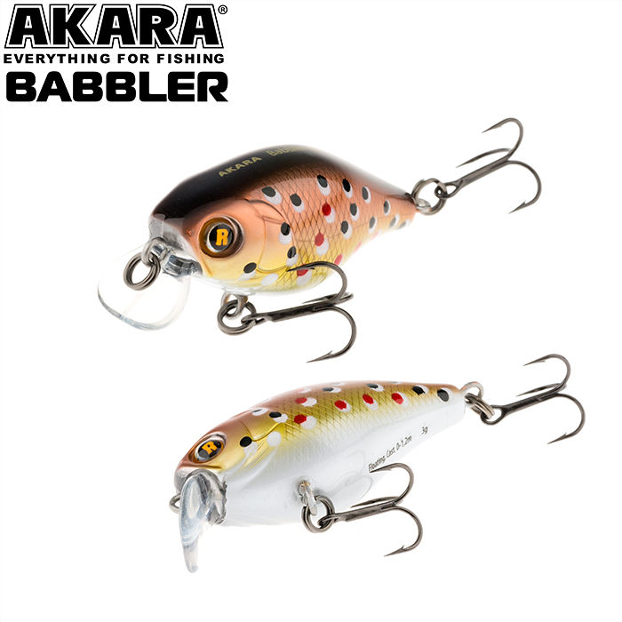  Akara Babbler 40F 3 . (1/9 oz 1,6 in) A75