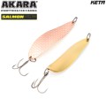 Блесна колебалка Akara Salmon Кета 85 мм 26 гр. CU/GO