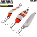 Блесна колебалка Akara Salmon Ленок 63 мм 15 гр. 25-NI