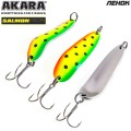 Блесна колебалка Akara Salmon Ленок 63 мм 15 гр. 7-NI