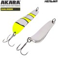 Блесна колебалка Akara Salmon Нельма 83 мм 24 гр. 24-NI