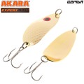 Блесна колебалка Akara Expert Щучья 65 мм 15 гр. GO с глазом