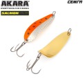 Блесна колебалка Akara Salmon Семга 80 мм 22 гр. 15-NI/GO