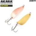 Блесна колебалка Akara Salmon Семга 80 мм 22 гр. CU/GO