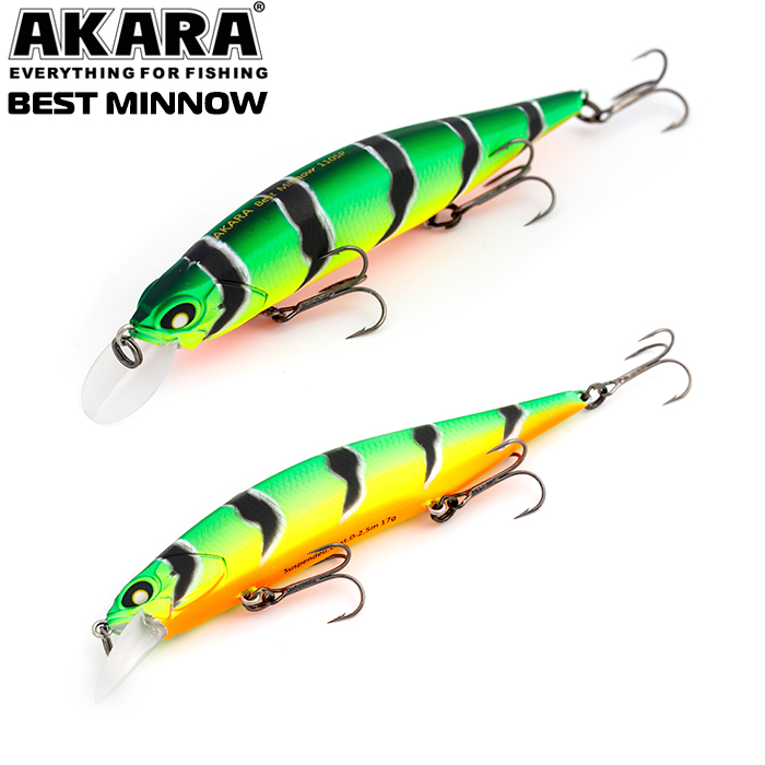  Akara Best Minnow 100SP 15 . (9/17 oz 3,9 in) A107