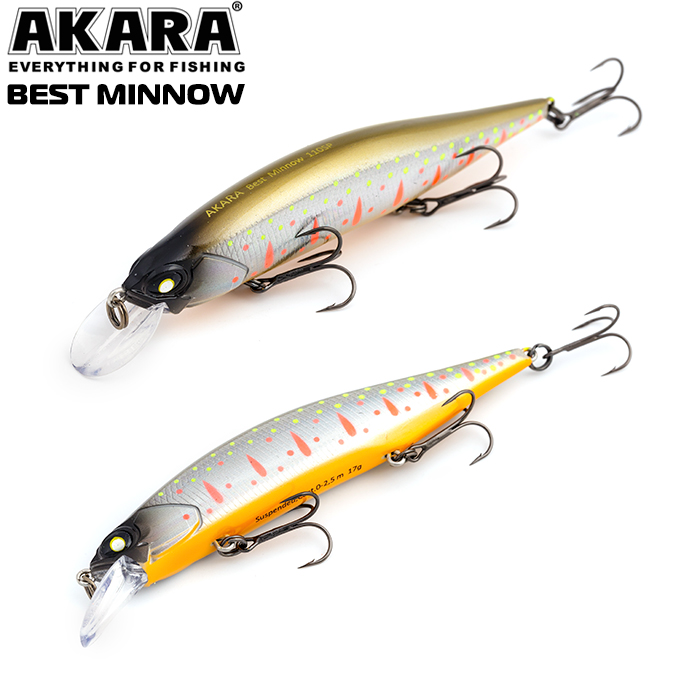  Akara Best Minnow 100SP 15 . (9/17 oz 3,9 in) A110