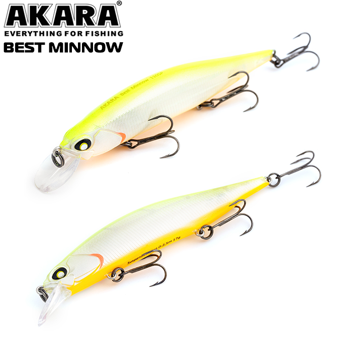  Akara Best Minnow 100SP 15 . (9/17 oz 3,9 in) A125