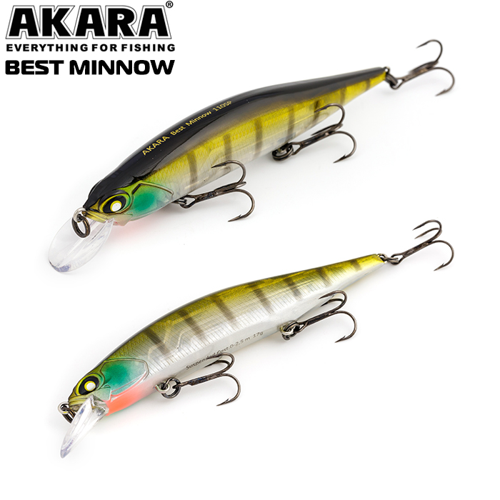  Akara Best Minnow 100SP 15 . (9/17 oz 3,9 in) A133