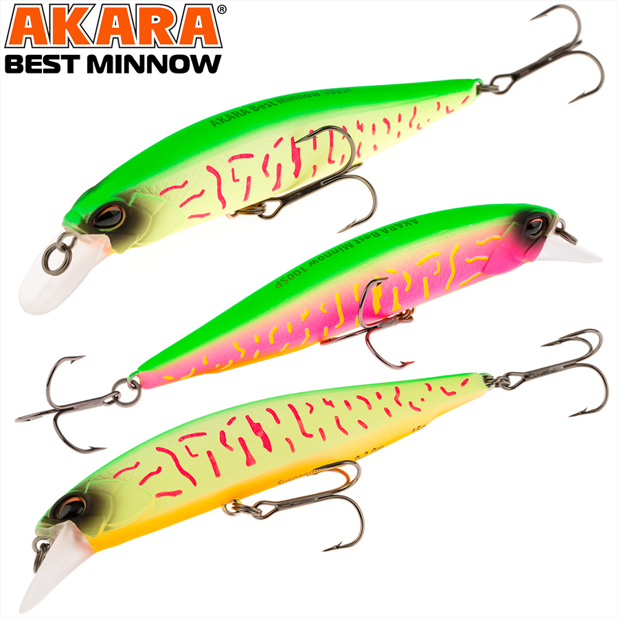  Akara Best Minnow 100SP 15 . (9/17 oz 3,9 in) A207/161