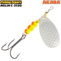 Блесна вращающаяся Akara C-5120 15 гр. Sil/Yl-Or