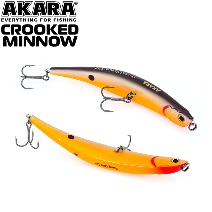  Akara Crooked Minnow 110F 10 . (5/14 oz 4,3 in) A19