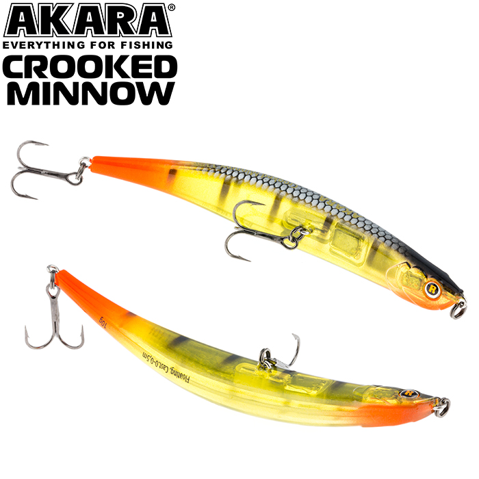  Akara Crooked Minnow 110F 10 . (5/14 oz 4,3 in) A190