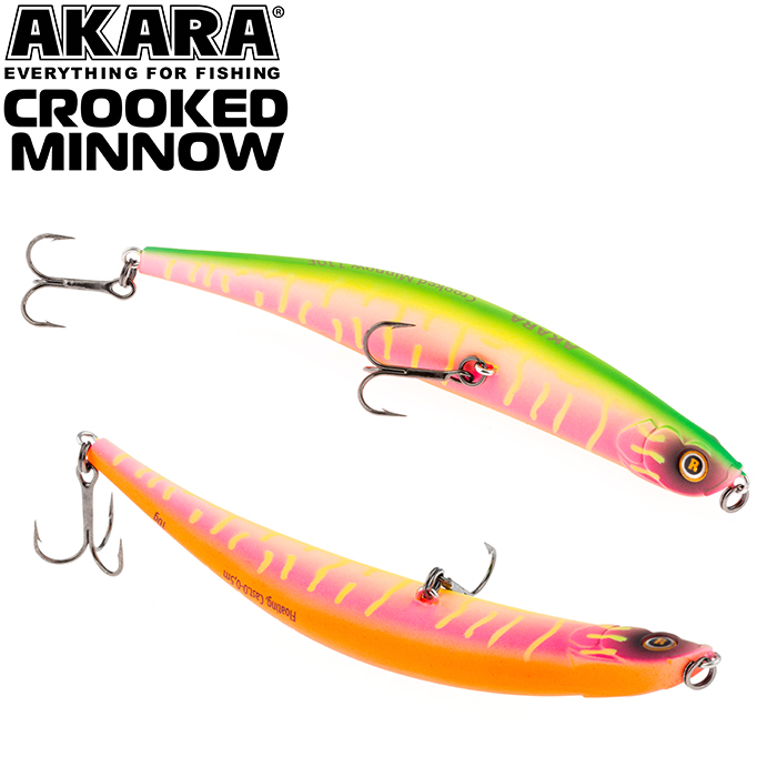  Akara Crooked Minnow 110F 10 . (5/14 oz 4,3 in) A207