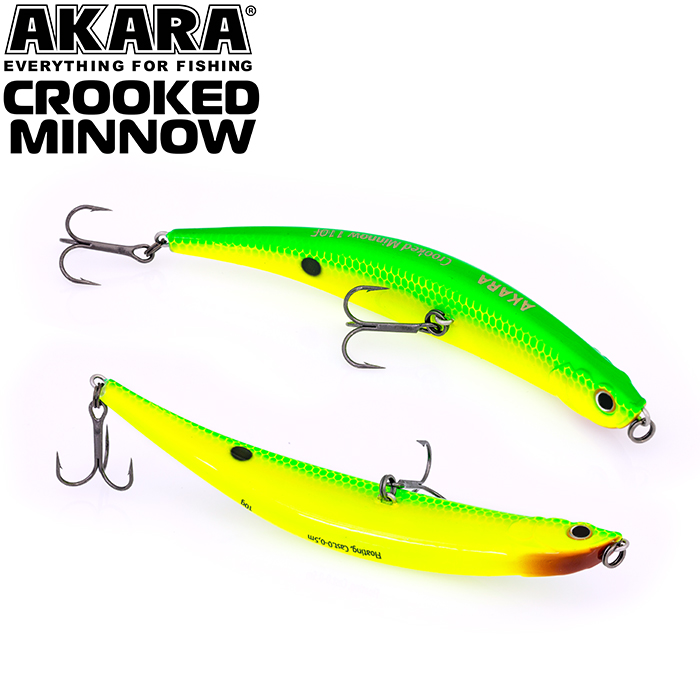  Akara Crooked Minnow 110F 10 . (5/14 oz 4,3 in) A31