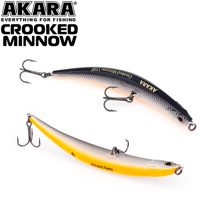  Akara Crooked Minnow 110F 10 . (5/14 oz 4,3 in) A9