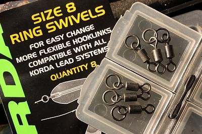    Korda Ring Swivels 8 size 8 KR8