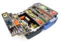  Nautilus 138 Tackle Box 6-tray Clear Blue-Blue
