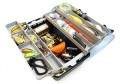  Nautilus 136 Tackle Box 4-tray Clear Blue-Blue
