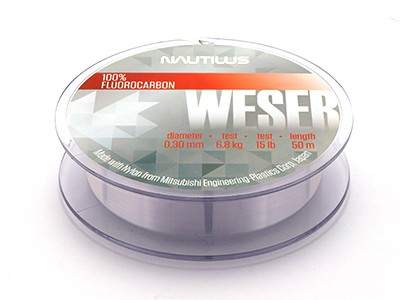  Nautilus Weser Fluorocarbon Clear 50 d-0.30