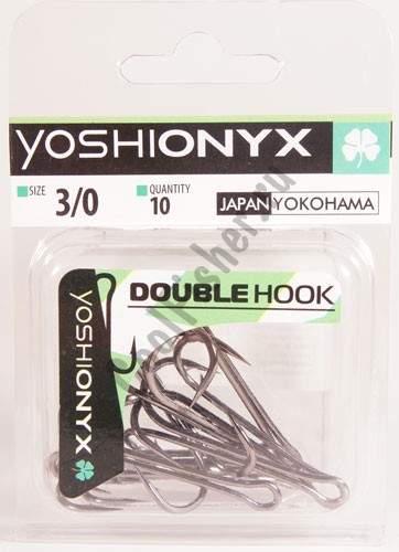  Yoshi Onyx Double Hook 3|0 (  . 10.) (BN)