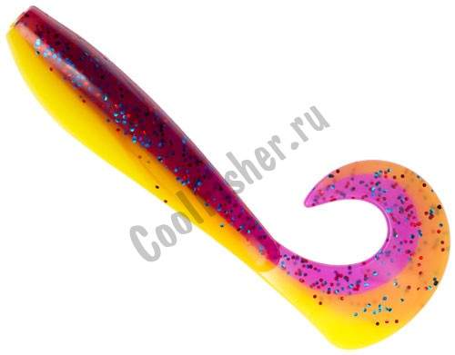   Narval Curly Swimmer 12cm #007-Purple Spring