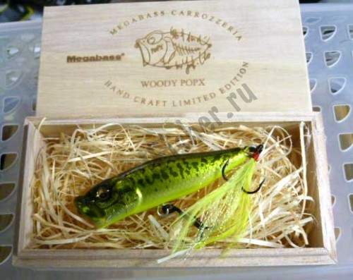  Megabass Woody Pop X chart belly bass