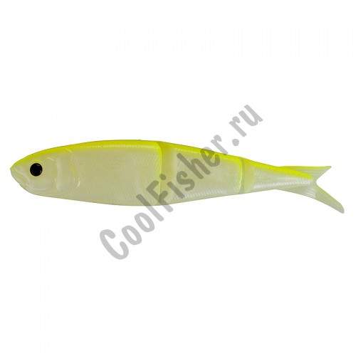  Savage Gear LB Soft 4Play 8cm 4g Swim&Jerk 44-Fluo Yellow Glow 4+1pcs