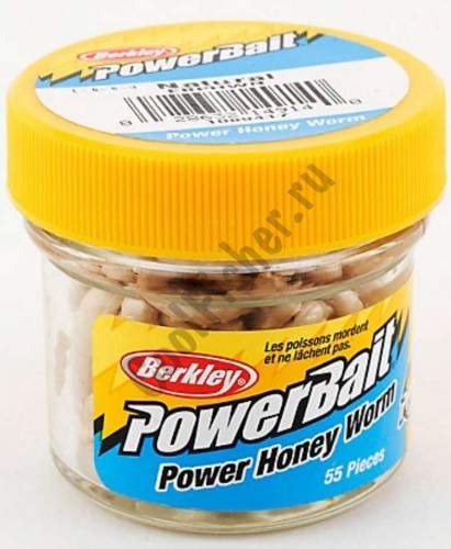   Berkley Powerbait Honey Worms 25 natural scales