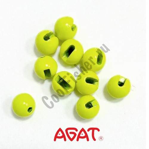   Agat Tungsten Trout Hooks Jig Head 2,4.  Chartreuse