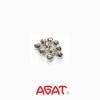   Agat Tungsten Trout Hooks Jig Head 3,0.  Silver, 