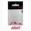   Agat Tungsten Trout Hooks Jig Head 3,3.  Fluo Pink